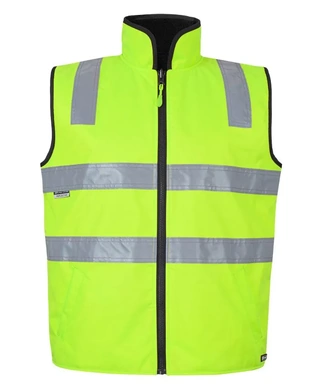 WORKWEAR, SAFETY & CORPORATE CLOTHING SPECIALISTS - JB's HI VIS 4602.1 (D+N) REVERSIBLE VEST