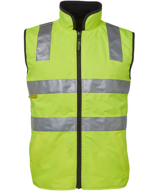 WORKWEAR, SAFETY & CORPORATE CLOTHING SPECIALISTS - JB's HI VIS 4602.1 (D+N) REVERSIBLE VEST