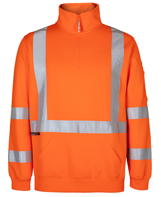 WORKWEAR, SAFETY & CORPORATE CLOTHING SPECIALISTS - JB's NSW/QLD RAIL (D+N) X-BACK 1/2 ZIP FLEECE