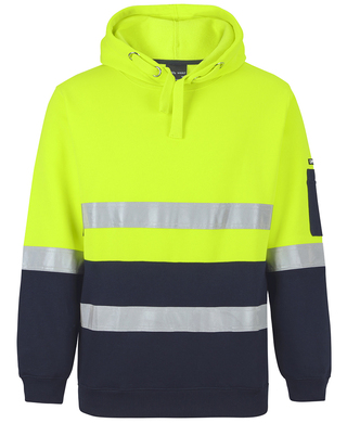 WORKWEAR, SAFETY & CORPORATE CLOTHING SPECIALISTS - JB's HV (D+N) PULL OVER HOODIE