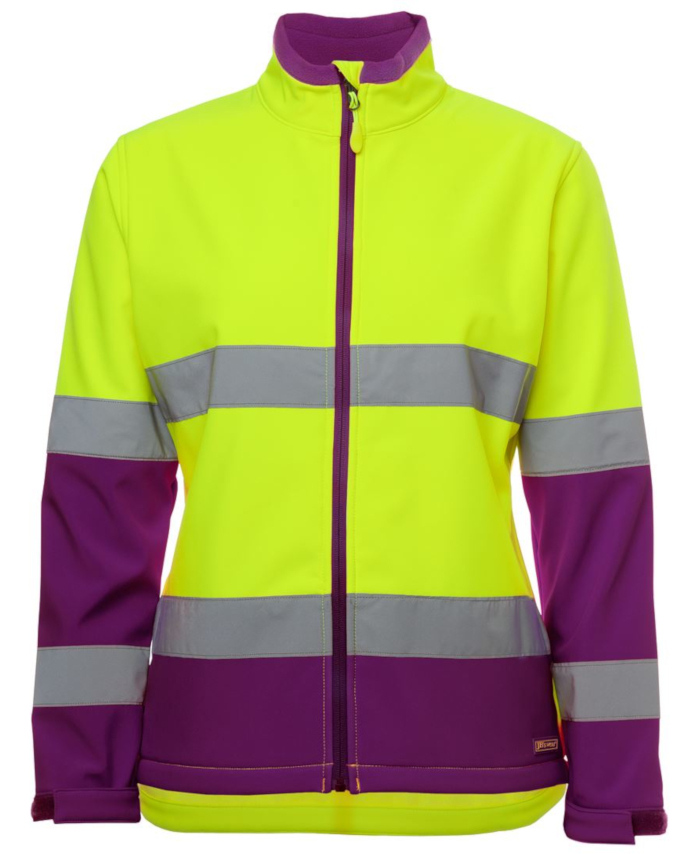 WORKWEAR, SAFETY & CORPORATE CLOTHING SPECIALISTS - JB's Ladies Hi Vis D Water Resistant Softshell Jacket