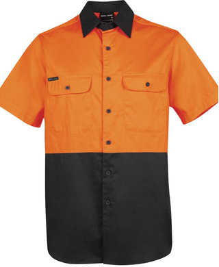 WORKWEAR, SAFETY & CORPORATE CLOTHING SPECIALISTS - JB's HI VIS S/S 150G SHIRT