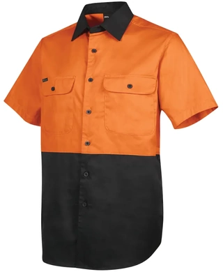 WORKWEAR, SAFETY & CORPORATE CLOTHING SPECIALISTS - JB's HI VIS S/S 150G SHIRT