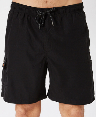 WORKWEAR, SAFETY & CORPORATE CLOTHING SPECIALISTS - JET-LITE ELASTICATED SHORT - Black - 34