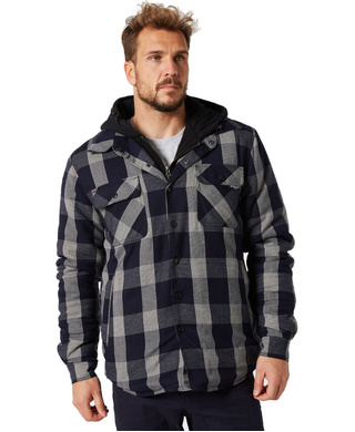 WORKWEAR, SAFETY & CORPORATE CLOTHING SPECIALISTS - QUILTED MENS FLANNEL JACKET