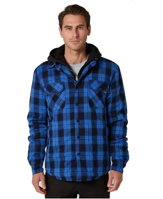 WORKWEAR, SAFETY & CORPORATE CLOTHING SPECIALISTS - QUILTED MENS FLANNEL JACKET