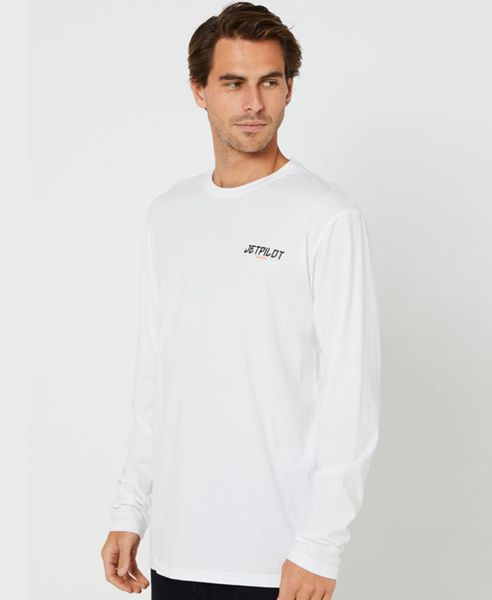 WORKWEAR, SAFETY & CORPORATE CLOTHING SPECIALISTS - Jetpilot Friday Mens L/S Tee White