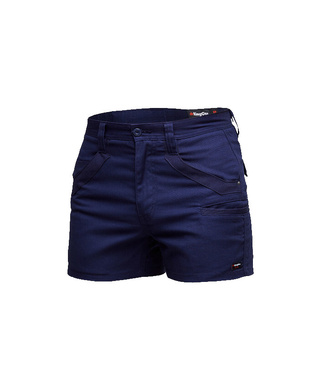 WORKWEAR, SAFETY & CORPORATE CLOTHING SPECIALISTS - Tradies - Utility Short Cargo-Navy-92R