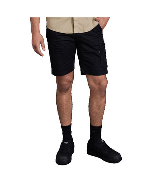 WORKWEAR, SAFETY & CORPORATE CLOTHING SPECIALISTS - Tradies - Narrow Summer Short-Black-92R