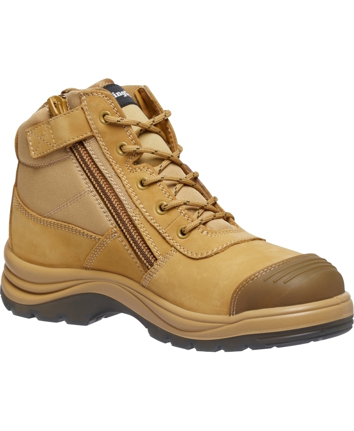 WORKWEAR, SAFETY & CORPORATE CLOTHING SPECIALISTS - Tradie - Side Zip Boot - Wheat