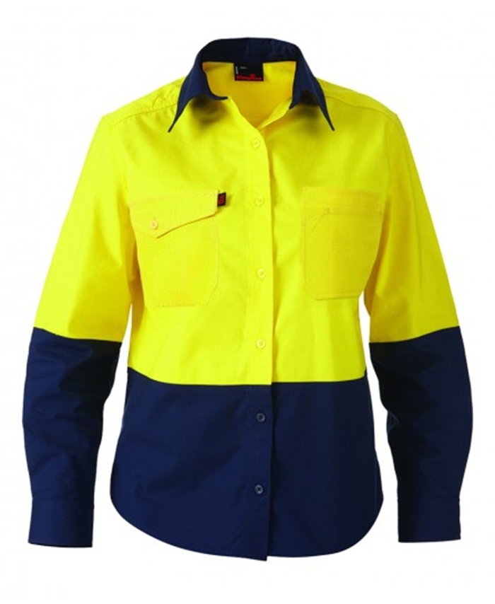 WORKWEAR, SAFETY & CORPORATE CLOTHING SPECIALISTS - Workcool - Workcool 2 Women's Spliced Shirt - Long Sleeve