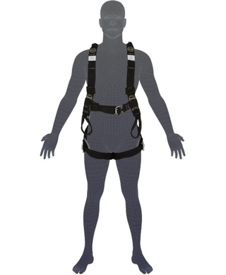 WORKWEAR, SAFETY & CORPORATE CLOTHING SPECIALISTS - Essential Harness with Quick Release Buckle - Standard (M - L)