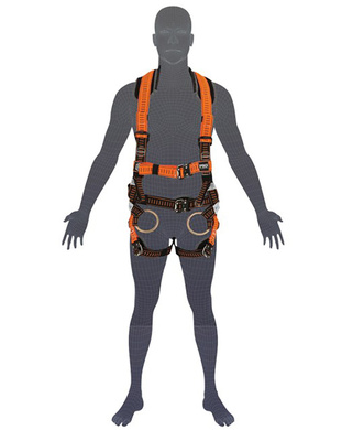 WORKWEAR, SAFETY & CORPORATE CLOTHING SPECIALISTS - Supreme Edi Tower Worker Harness - Maxi (XL - 2XL) CW Harness Bag (NBHAR)