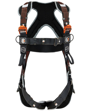 WORKWEAR, SAFETY & CORPORATE CLOTHING SPECIALISTS - LINQ PREMIUM FALL-ARREST GT HARNESS MULTI PURPOSE 2XL C/W GT ZIP SPORTS BAG