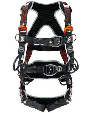 WORKWEAR, SAFETY & CORPORATE CLOTHING SPECIALISTS - LINQ PREMIUM FALL-ARREST GT HARNESS TOWER 2XL C/W GT ZIP SPORTS BAG