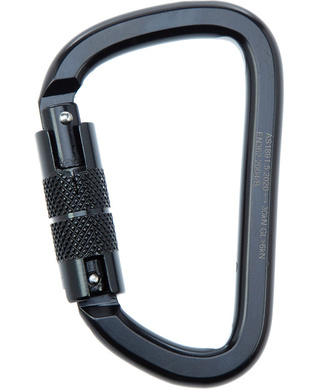 WORKWEAR, SAFETY & CORPORATE CLOTHING SPECIALISTS - Karabiner - Triple Action Steel Alloy 26mm