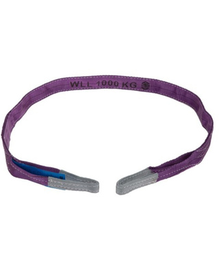 WORKWEAR, SAFETY & CORPORATE CLOTHING SPECIALISTS - Sling Flat 8:1 WLL Polyester 1T 3.0m