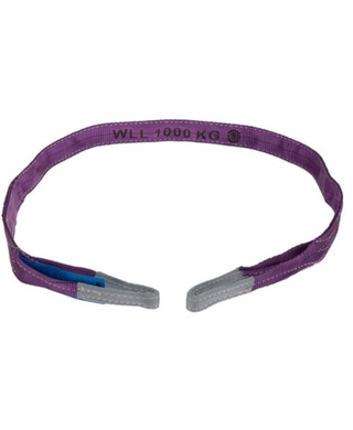 WORKWEAR, SAFETY & CORPORATE CLOTHING SPECIALISTS - Sling Flat 8:1 WLL Polyester 1T 5.0m