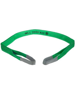 WORKWEAR, SAFETY & CORPORATE CLOTHING SPECIALISTS - Sling Flat 8:1 WLL Polyester 2T 1.0m