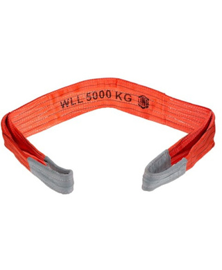 WORKWEAR, SAFETY & CORPORATE CLOTHING SPECIALISTS - Sling Flat 8:1 WLL Polyester 5T 4.0m