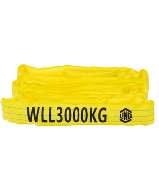 WORKWEAR, SAFETY & CORPORATE CLOTHING SPECIALISTS - Sling Round 7:1 WLL Polyester 3T 3.0m