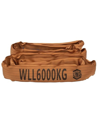 WORKWEAR, SAFETY & CORPORATE CLOTHING SPECIALISTS - Sling Round 7:1 WLL Polyester 6t 6.0m