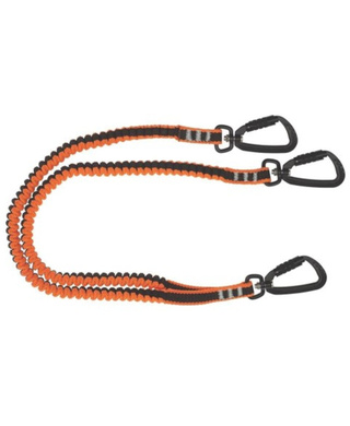 WORKWEAR, SAFETY & CORPORATE CLOTHING SPECIALISTS - Twin Tail Tool Lanyard With 3 X Double Action Karabiners