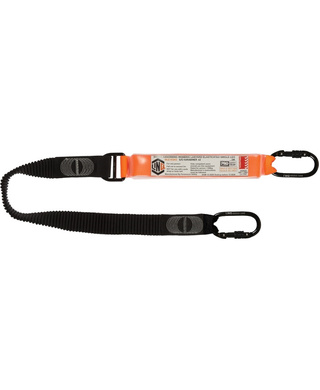 WORKWEAR, SAFETY & CORPORATE CLOTHING SPECIALISTS - Elite Single Leg Elasticated Lanyard with Hardware KS X2