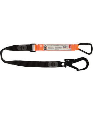 WORKWEAR, SAFETY & CORPORATE CLOTHING SPECIALISTS - Elite Single Leg Elasticated Lanyard with Hardware KT & ST