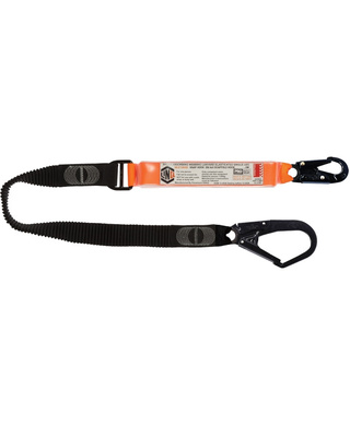 WORKWEAR, SAFETY & CORPORATE CLOTHING SPECIALISTS - Elite Single Leg Elasticated Lanyard with Hardware SN & SD