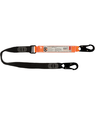WORKWEAR, SAFETY & CORPORATE CLOTHING SPECIALISTS - Elite Single Leg Elasticated Lanyard with Hardware SN X2