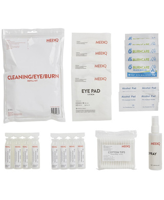 WORKWEAR, SAFETY & CORPORATE CLOTHING SPECIALISTS - FIRST AID KIT REFILL MODULE #4 - CLEANING/EYE/BURN