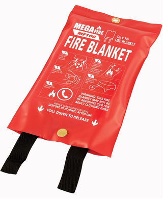 WORKWEAR, SAFETY & CORPORATE CLOTHING SPECIALISTS - 1.0m x 1.0m Fire Blanket