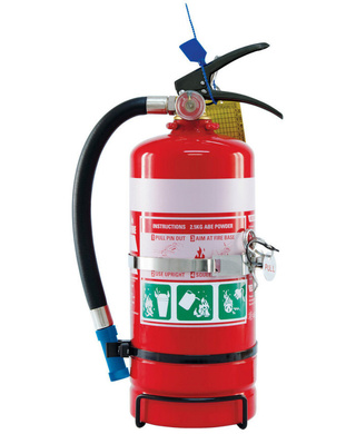 WORKWEAR, SAFETY & CORPORATE CLOTHING SPECIALISTS - 2.5kg ABE Extinguisher c/w Vehicle Bracket