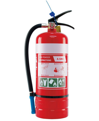 WORKWEAR, SAFETY & CORPORATE CLOTHING SPECIALISTS - 4.5kg ABE Extinguisher c/w Wall Bracket