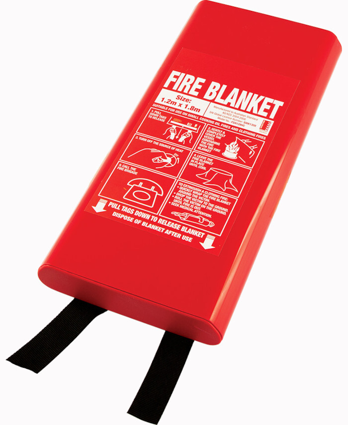 WORKWEAR, SAFETY & CORPORATE CLOTHING SPECIALISTS - 1.2m x 1.8m Fire Blanket in Hard Case