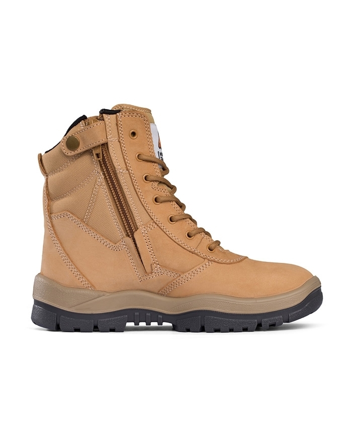 WORKWEAR, SAFETY & CORPORATE CLOTHING SPECIALISTS - High Leg ZipSider Boot - Wheat