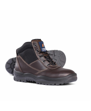 WORKWEAR, SAFETY & CORPORATE CLOTHING SPECIALISTS - Brown Lace Up Boot