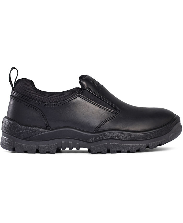 WORKWEAR, SAFETY & CORPORATE CLOTHING SPECIALISTS - Black Slip-on Shoe