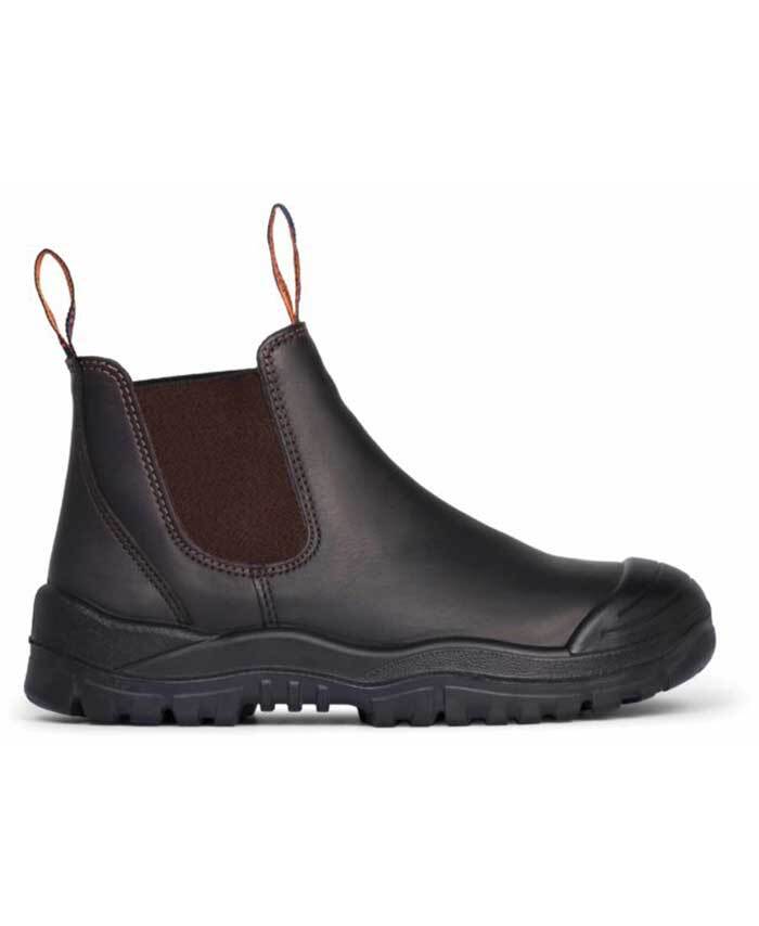 WORKWEAR, SAFETY & CORPORATE CLOTHING SPECIALISTS - Claret Oil Kip Premium Elastic Sided Boot w/ Scuff Cap