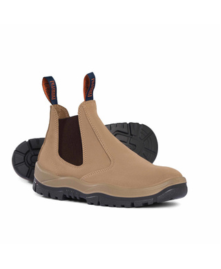 WORKWEAR, SAFETY & CORPORATE CLOTHING SPECIALISTS - Wheat Suede Non-Safety Elastic Sided Boot