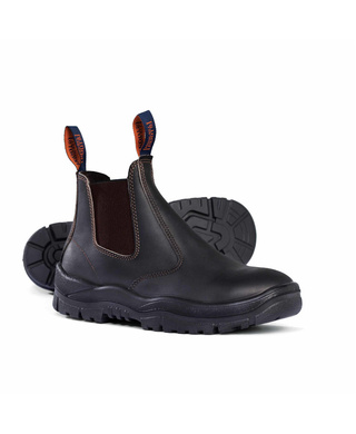 WORKWEAR, SAFETY & CORPORATE CLOTHING SPECIALISTS - Claret Oil Kip Non-Safety Premium Elastic Sided Boot