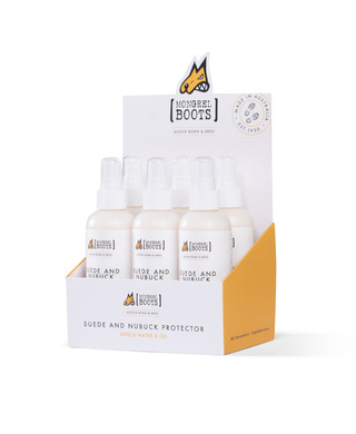 WORKWEAR, SAFETY & CORPORATE CLOTHING SPECIALISTS - Display Pack - Mongrel Suede and Nubuck Protector - 6 Bottles