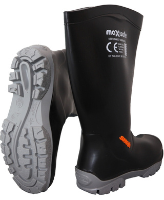 WORKWEAR, SAFETY & CORPORATE CLOTHING SPECIALISTS - Shova Black Non-safety Gumboot - size 4