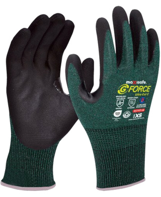 WORKWEAR, SAFETY & CORPORATE CLOTHING SPECIALISTS - G-Force Ultra C3 Thin Nitrile Coated Glove - small