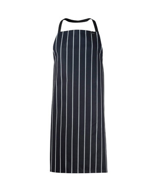 WORKWEAR, SAFETY & CORPORATE CLOTHING SPECIALISTS - CAFE STRIPE APRON WTH PKT