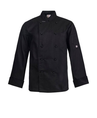 WORKWEAR, SAFETY & CORPORATE CLOTHING SPECIALISTS - EXECUTIVE CHEF JACKET L/S with chest & pen pockets