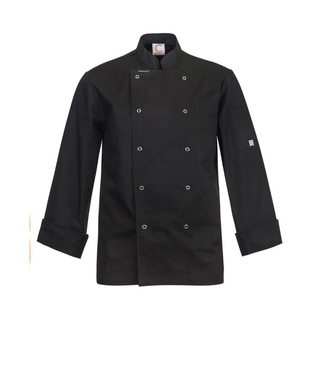 WORKWEAR, SAFETY & CORPORATE CLOTHING SPECIALISTS - EXECUTIVE CHEF JACKET L/S with pockets & press studs