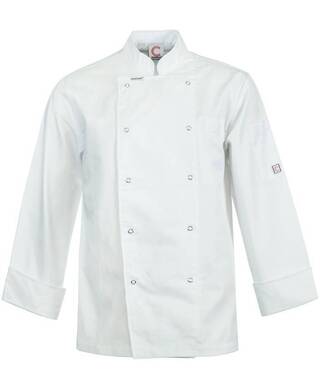WORKWEAR, SAFETY & CORPORATE CLOTHING SPECIALISTS - EXEC CHEF JACKET L/S LIGHT