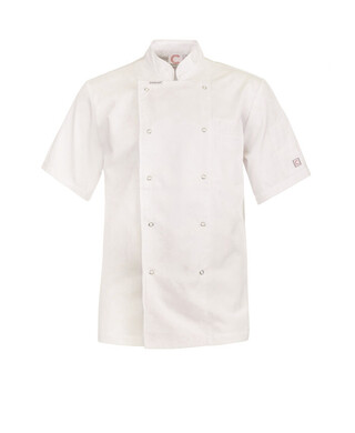 WORKWEAR, SAFETY & CORPORATE CLOTHING SPECIALISTS - EXEC CHEF JACKET S/S LIGHT